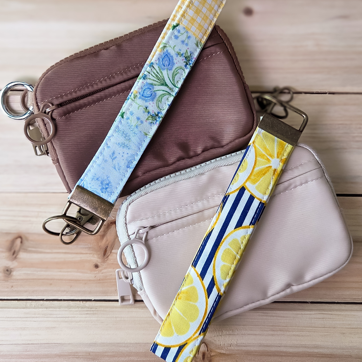 Keychain Wallet Wrist Lanyard, Wallet Keychain Set