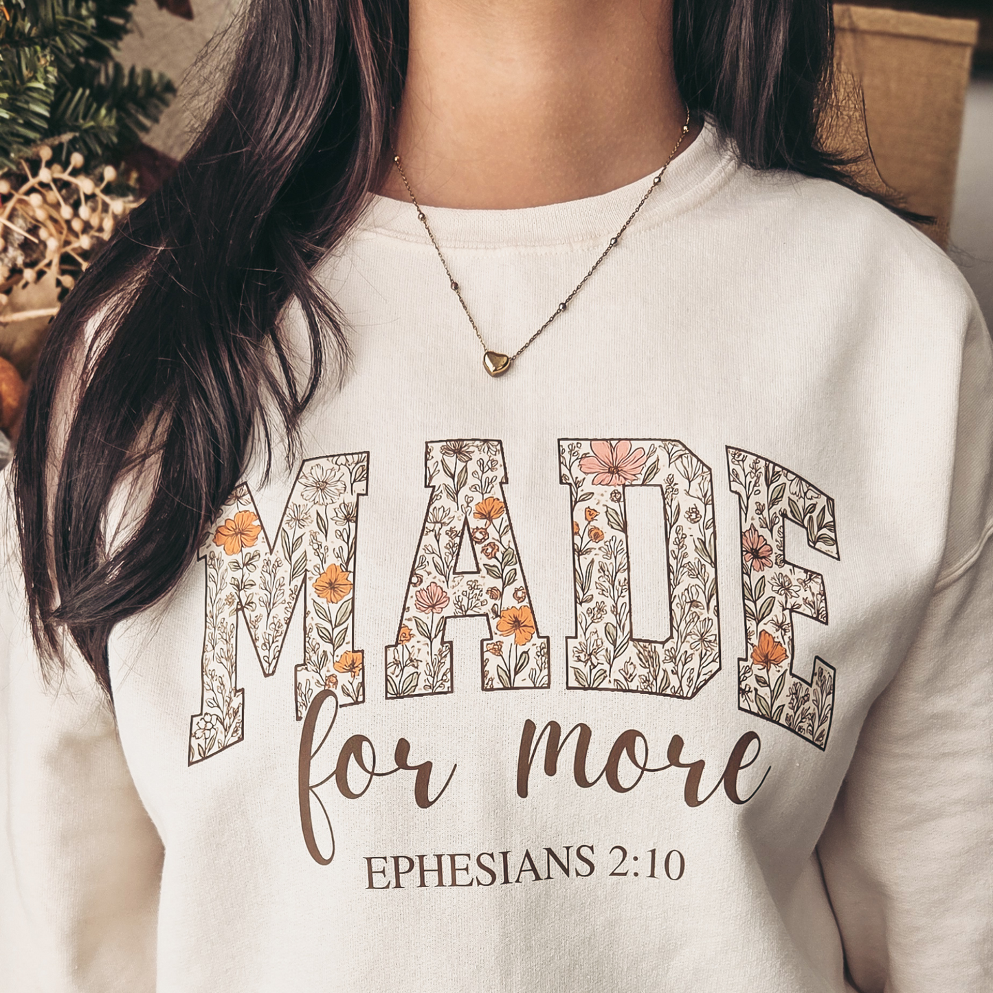 Made for More-Ephesians 2:10 Pullover Sweatshirt