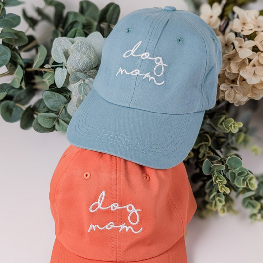 Dog Mom Embroidered Baseball Hat