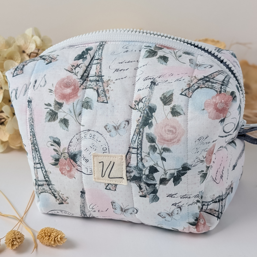 From Paris with Love! Cosmetic-Makeup Bag