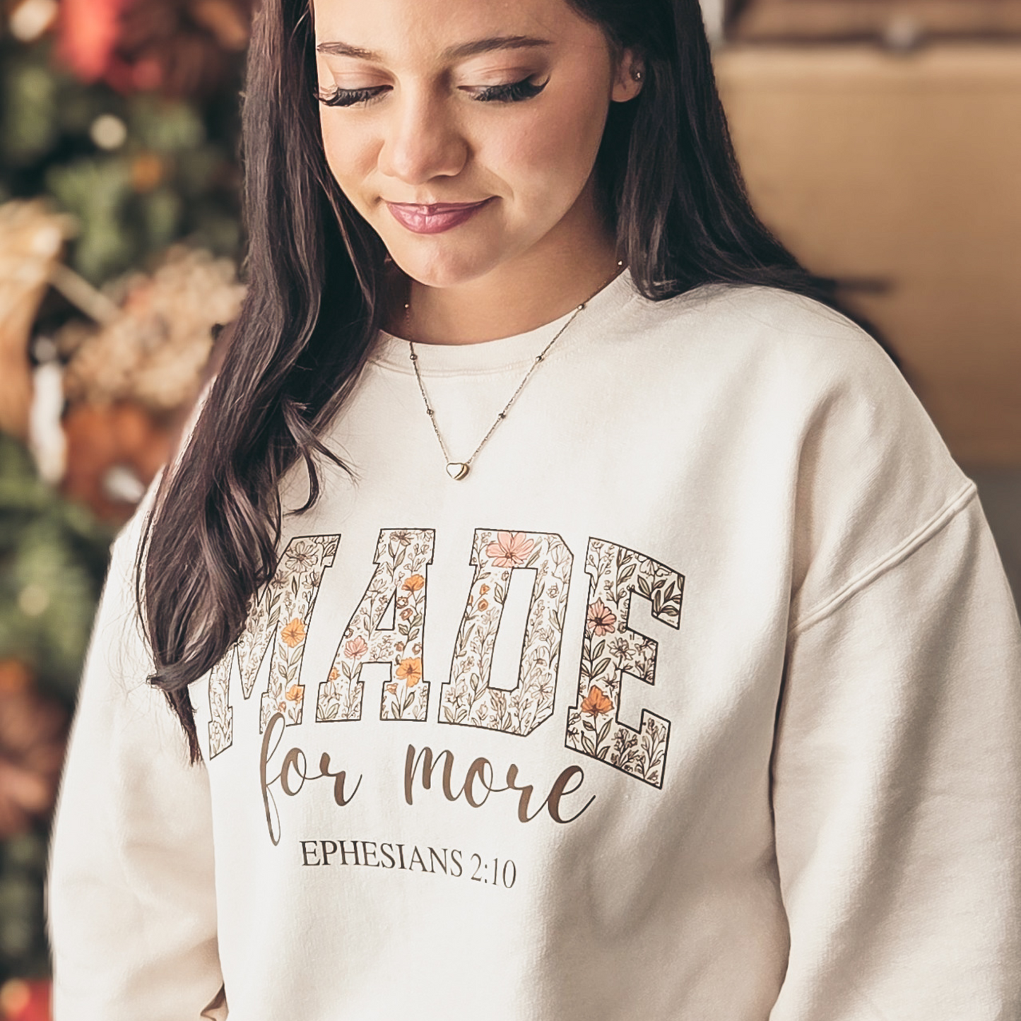 Made for More-Ephesians 2:10 Pullover Sweatshirt