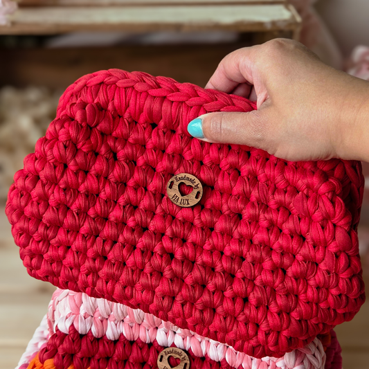 Cherry Amelia Crochet Clutch Bag
