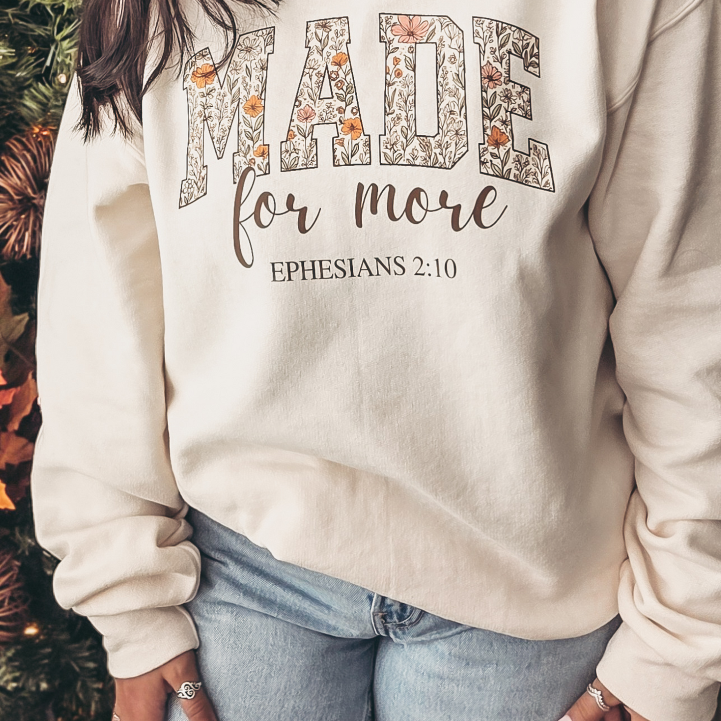 Made for More-Ephesians 2:10 Pullover Sweatshirt