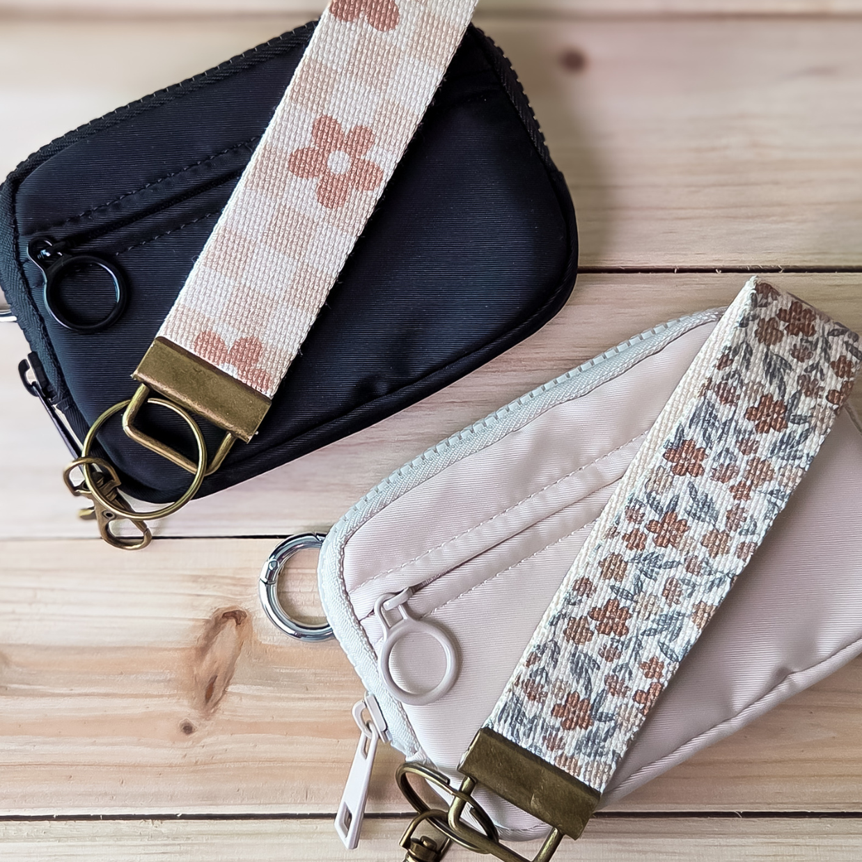 Keychain Wallet Wrist Lanyard, Wallet Keychain Set