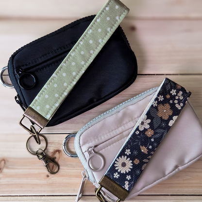Keychain Wallet Wrist Lanyard, Wallet Keychain Set