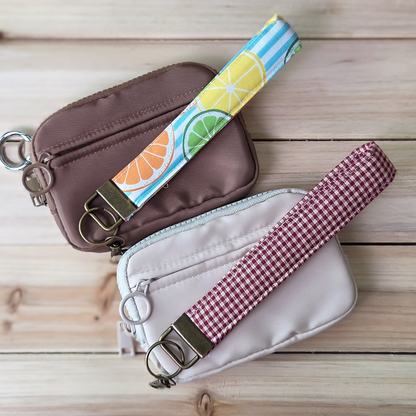 Keychain Wallet Wrist Lanyard, Wallet Keychain Set