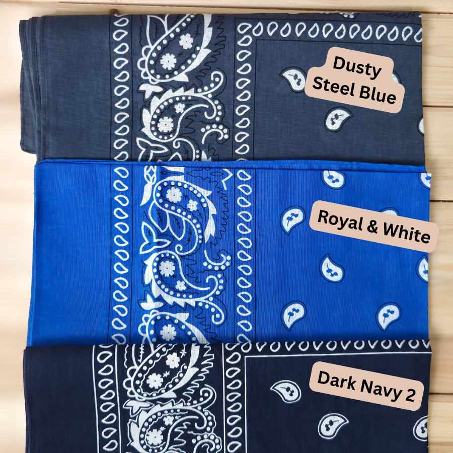 Triangular Bandana Zipper Pouch