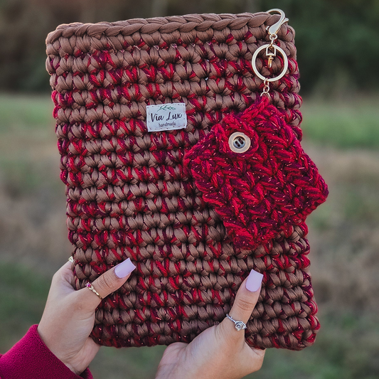 Crochet Tablet Cover & Earbud Case