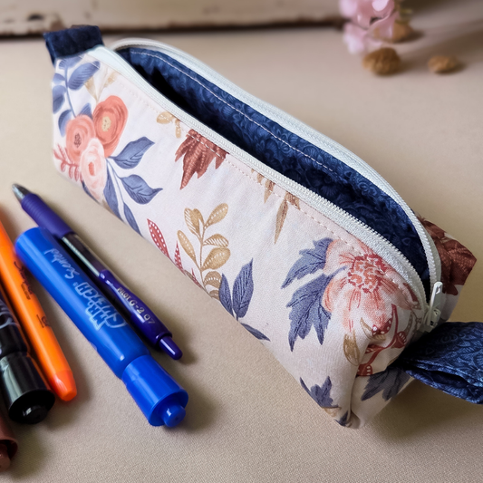 Handmade Floral Pencil Case