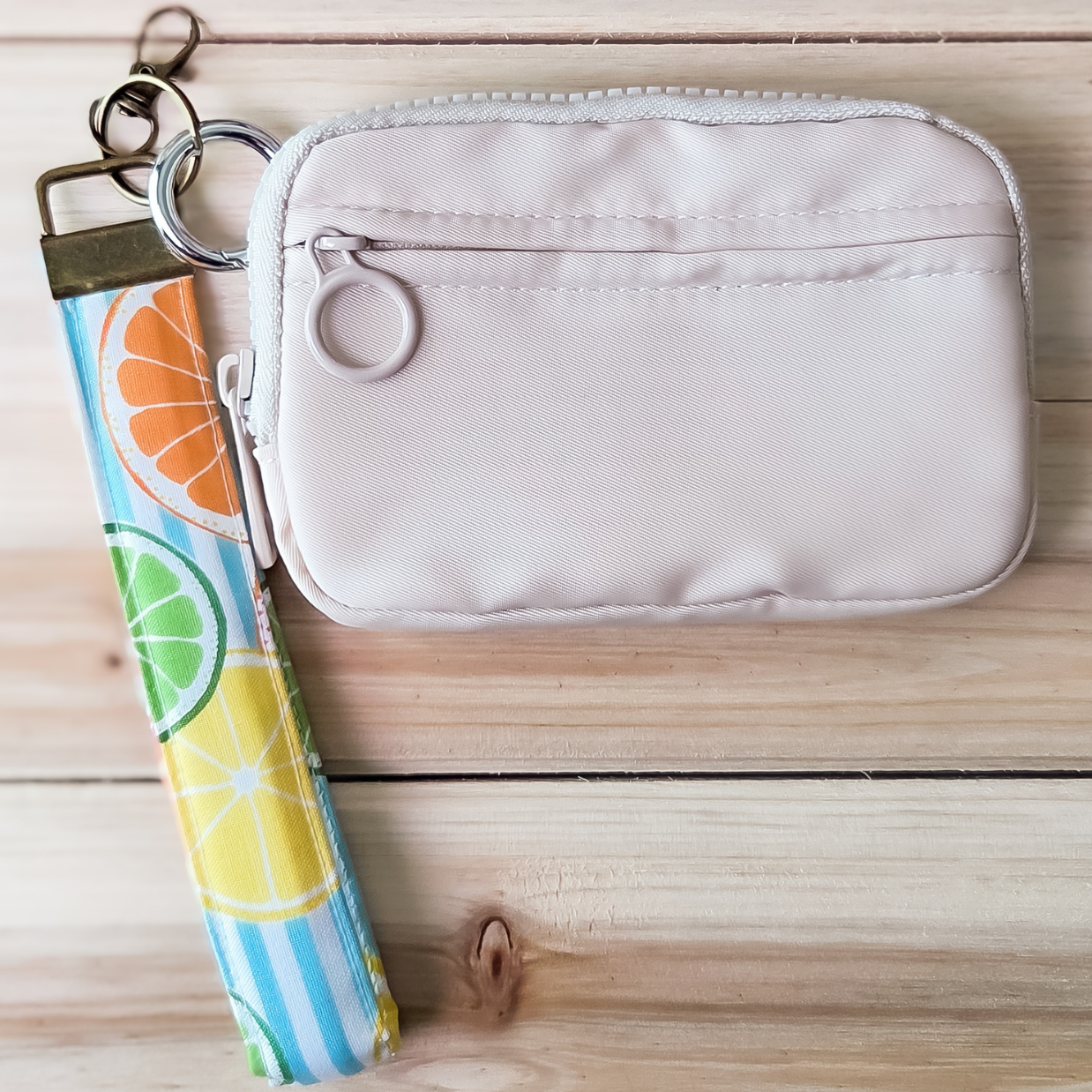 Keychain Wallet Wrist Lanyard, Wallet Keychain Set