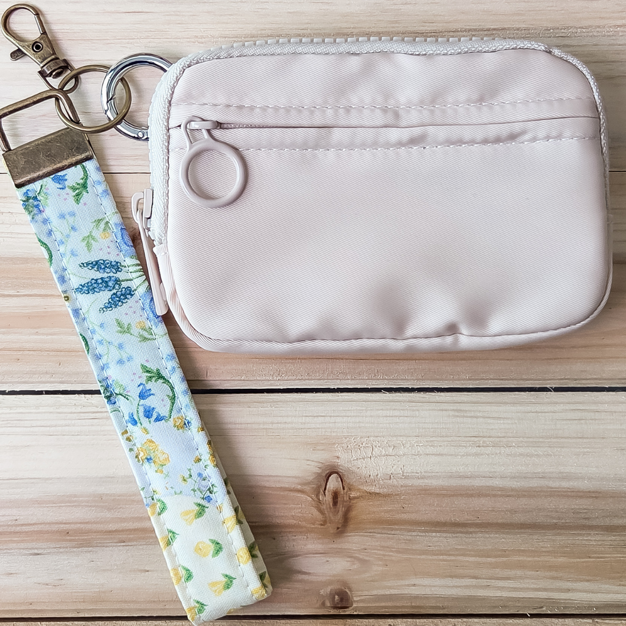 Keychain Wallet Wrist Lanyard, Wallet Keychain Set