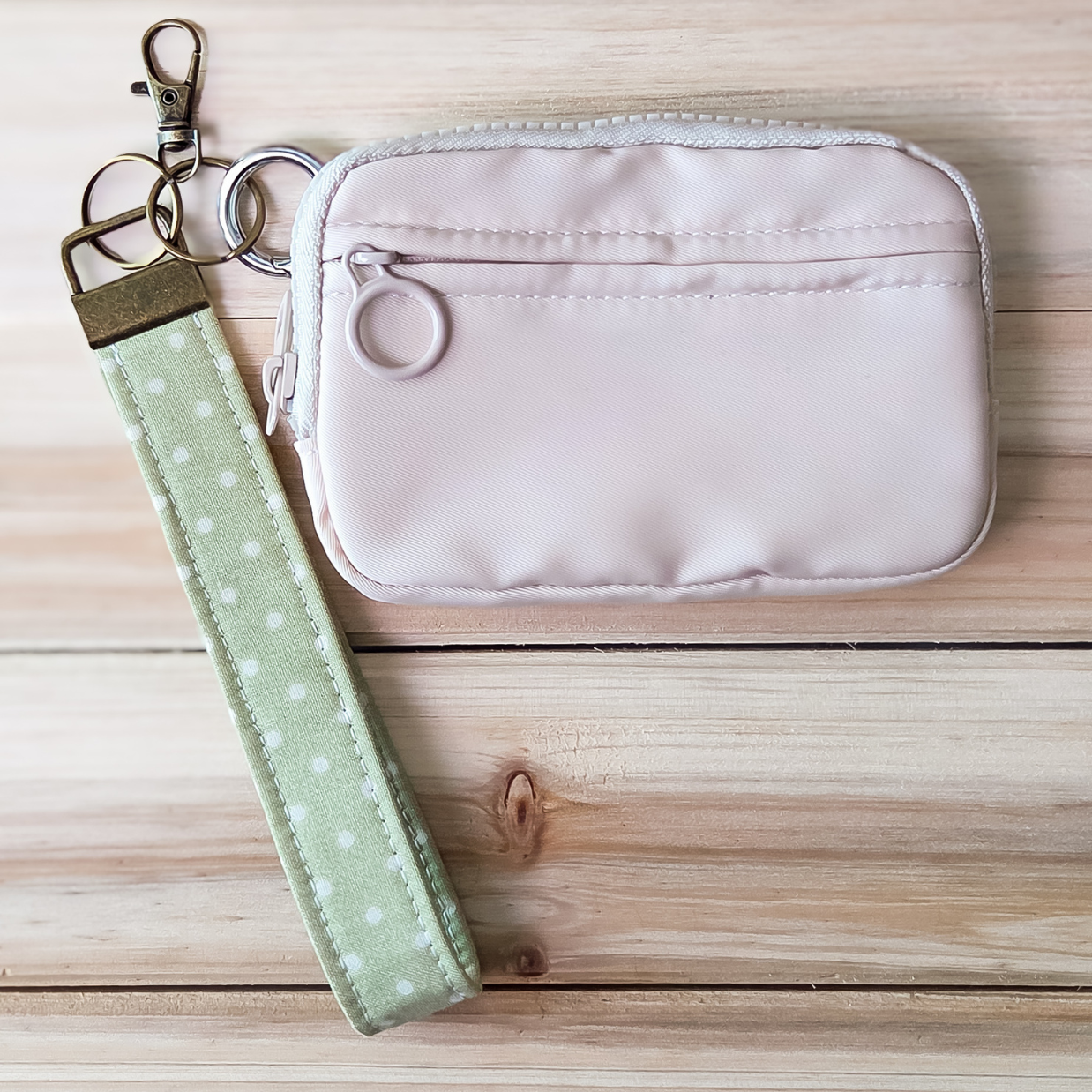 Keychain Wallet Wrist Lanyard, Wallet Keychain Set
