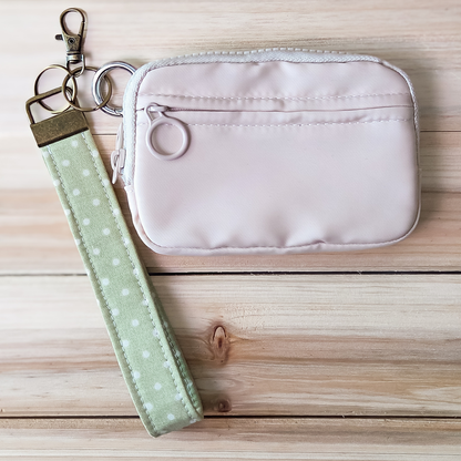 Keychain Wallet Wrist Lanyard, Wallet Keychain Set