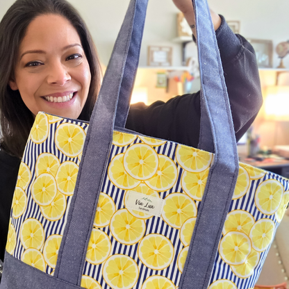 Amalfi Lemon Everyday Tote