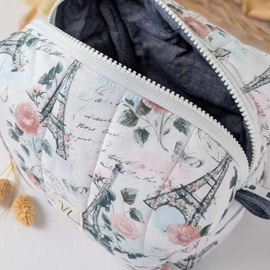 From Paris with Love! Cosmetic-Makeup Bag