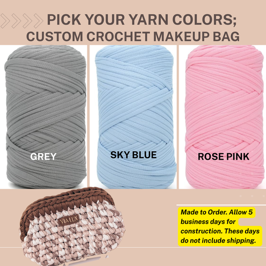 **CUSTOMIZE** Your Crochet Bag-Choose Your Yarn Colors