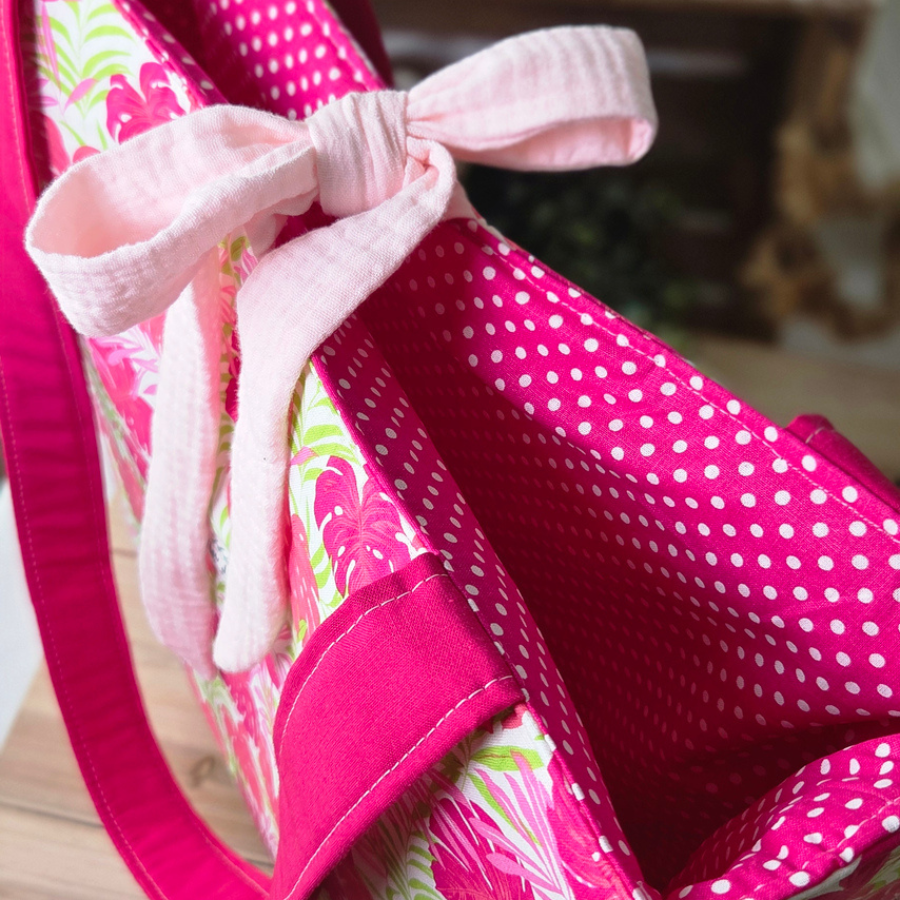 Pink Palm Tropical Everyday Tote
