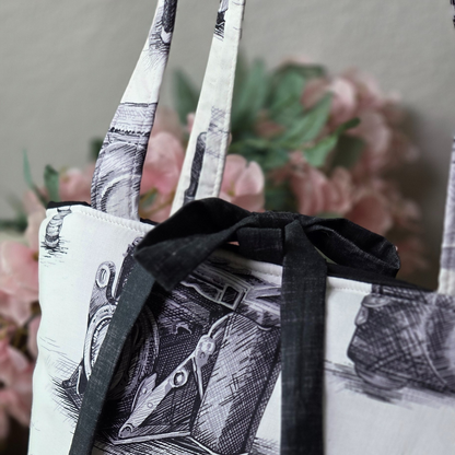 Vintage Camera Tote Bag