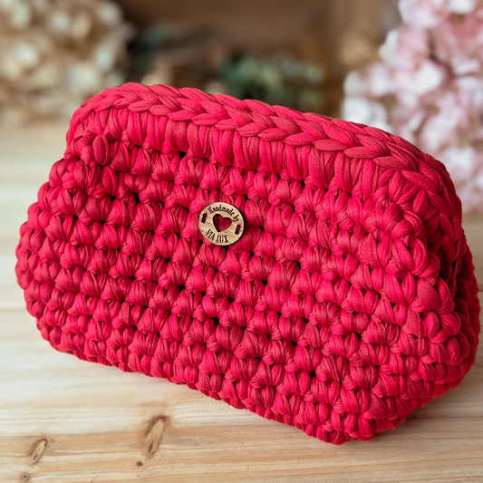 Cherry Amelia Crochet Clutch Bag