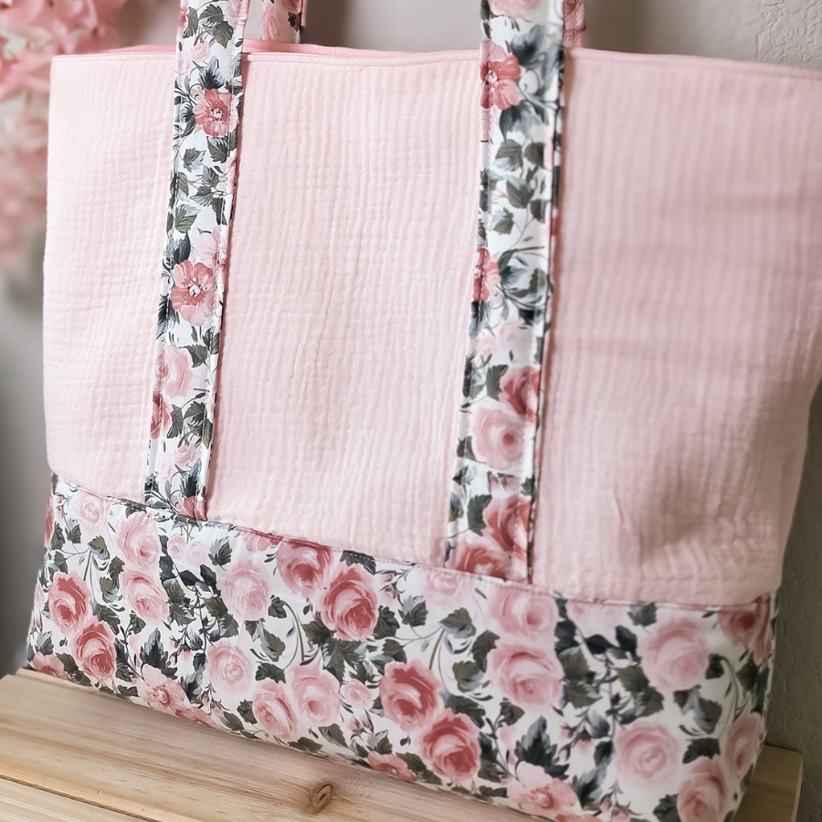 Floral & Blush 4-Piece Tote Bag Bundle