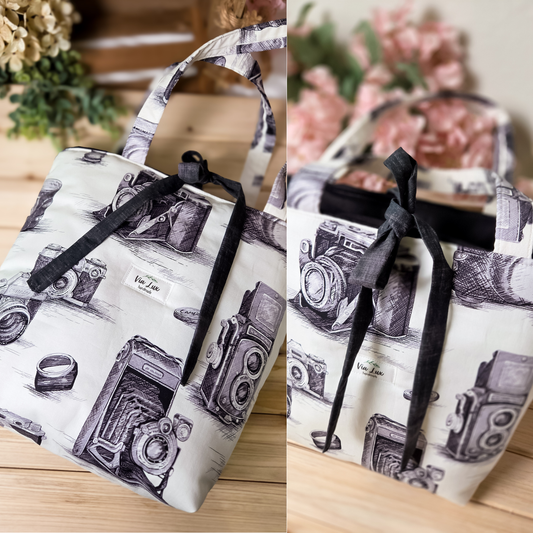 Vintage Camera Tote Bag