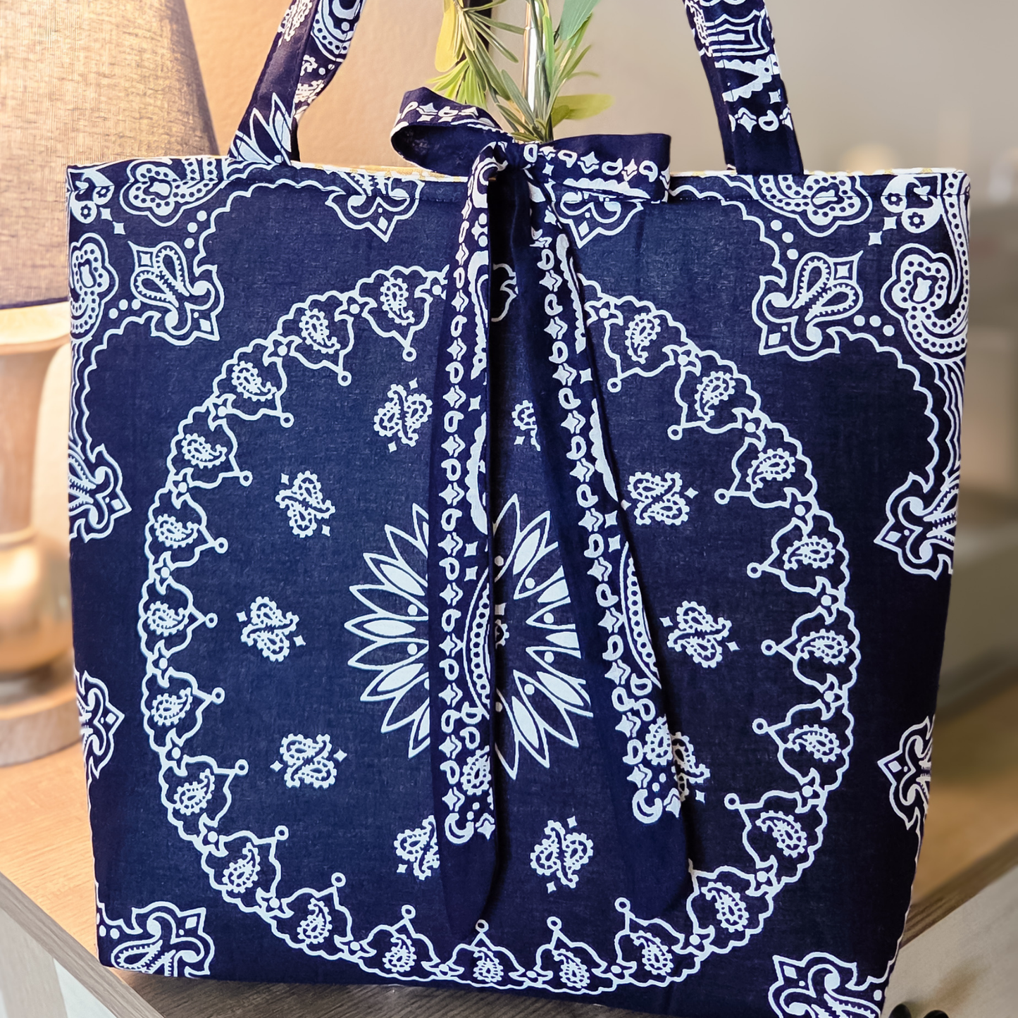 *NEW* Amelia Bandana Tote Bag- Customize your Bandana Tote-Choose your colors