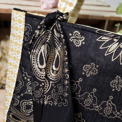 Golden Bandana Tote Bag