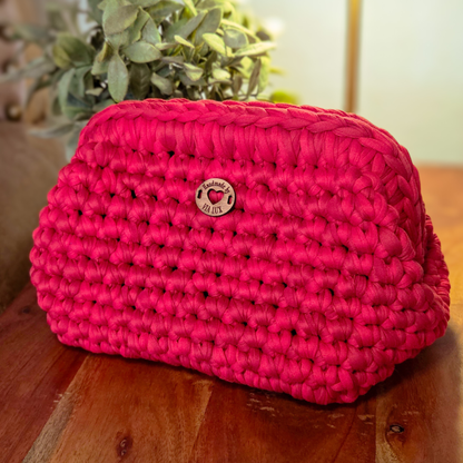 Cherry Amelia Crochet Clutch Bag
