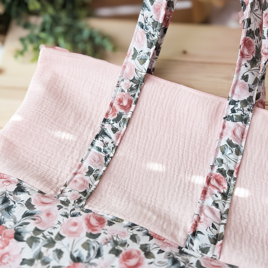 Floral & Blush 4-Piece Tote Bag Bundle