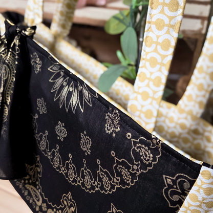 Golden Bandana Tote Bag