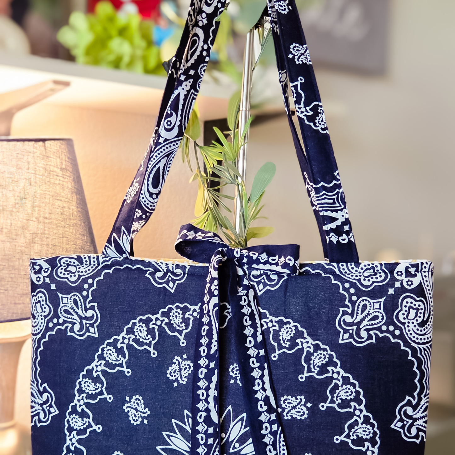 *NEW* Amelia Bandana Tote Bag- Customize your Bandana Tote-Choose your colors