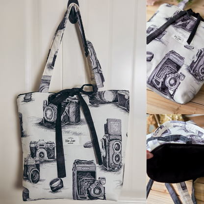 Vintage Camera Tote Bag
