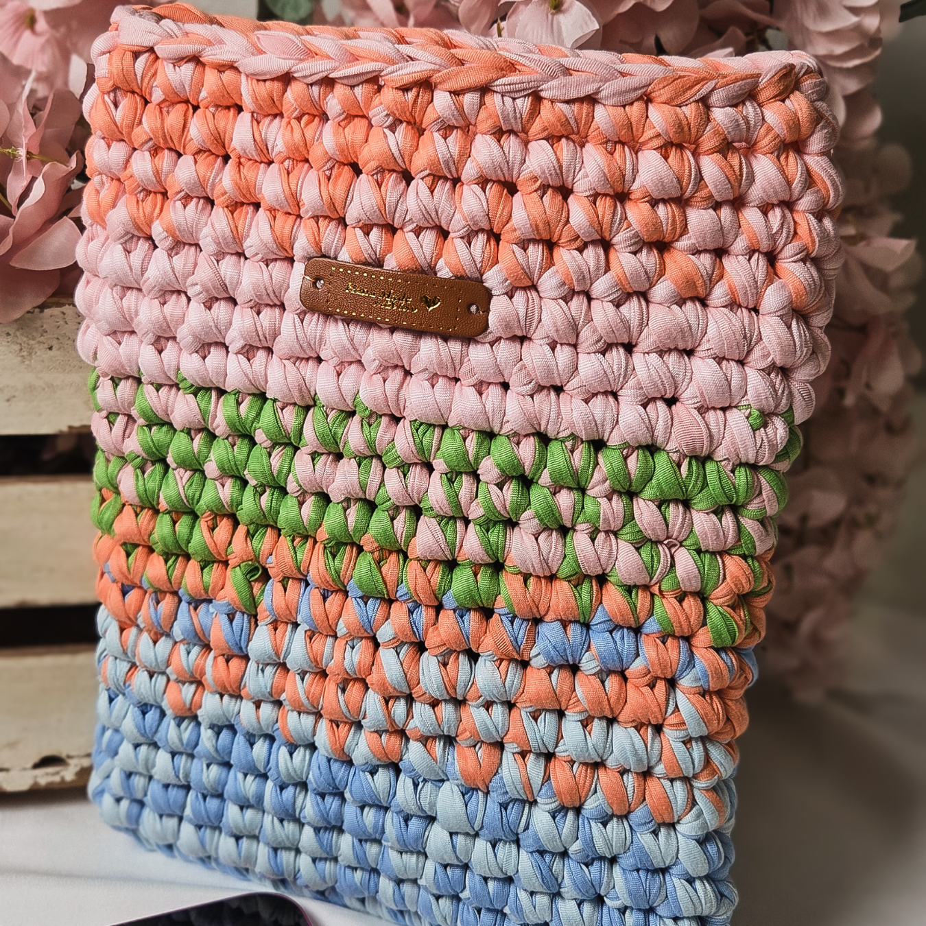 Crochet Tablet Cover-Macaroon Colors