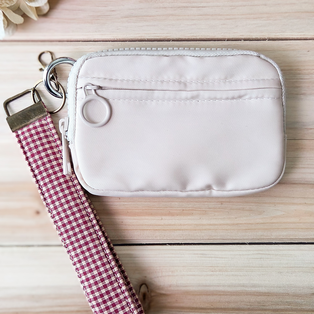 Keychain Wallet Wrist Lanyard, Wallet Keychain Set