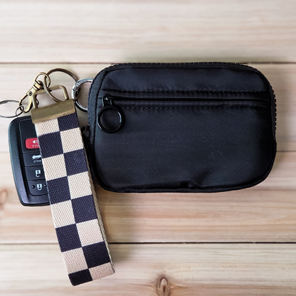 Keychain Wallet Wrist Lanyard, Wallet Keychain Set