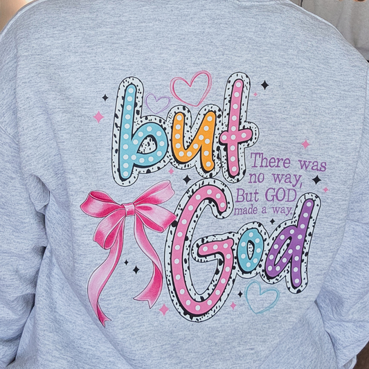 But God Coquette Pullover Sweatshirt