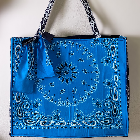The Custom Bandana Tote-Extra Large