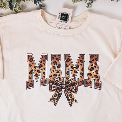 Leopard Mama Coquette Short Sleeve T-Shirt