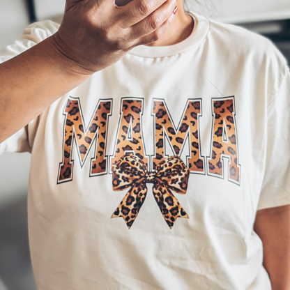 Leopard Mama Coquette Short Sleeve T-Shirt