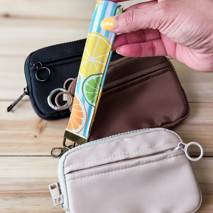 Keychain Wallet Wrist Lanyard, Wallet Keychain Set