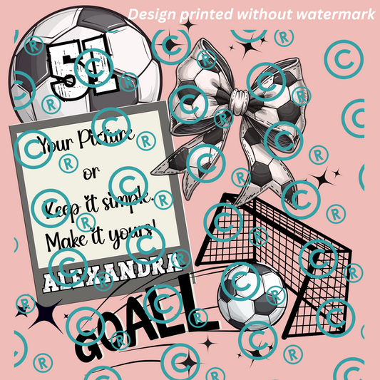Soccer Mom/Fan Personalization Custom Graphic T-Shirt