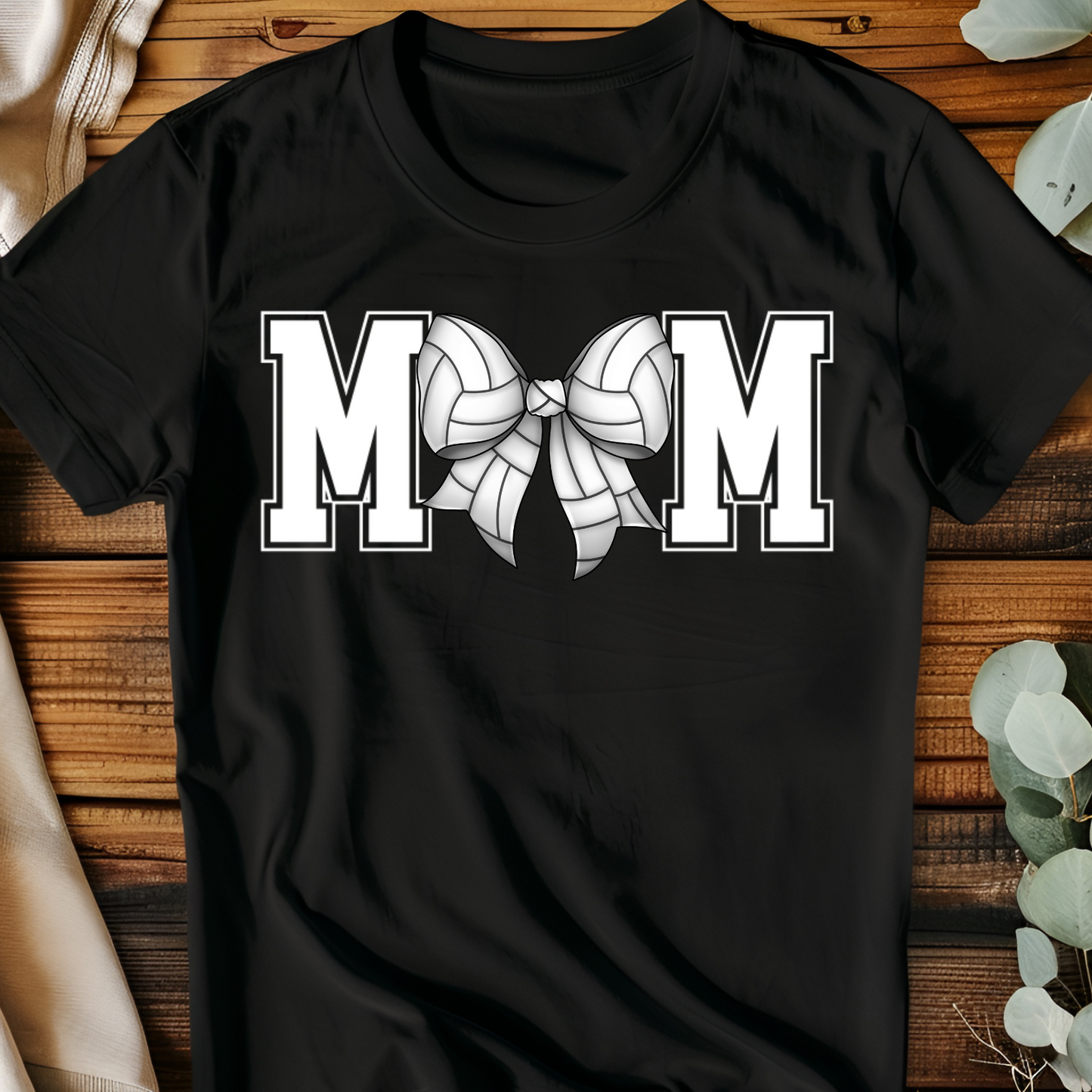 Volleyball Coquette Mom Short Sleeve T-Shirt