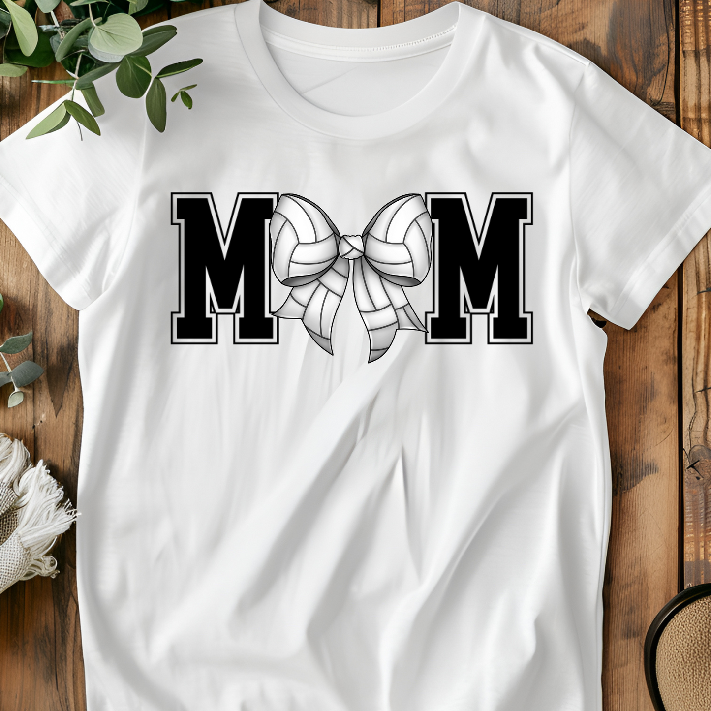 Volleyball Coquette Mom Short Sleeve T-Shirt