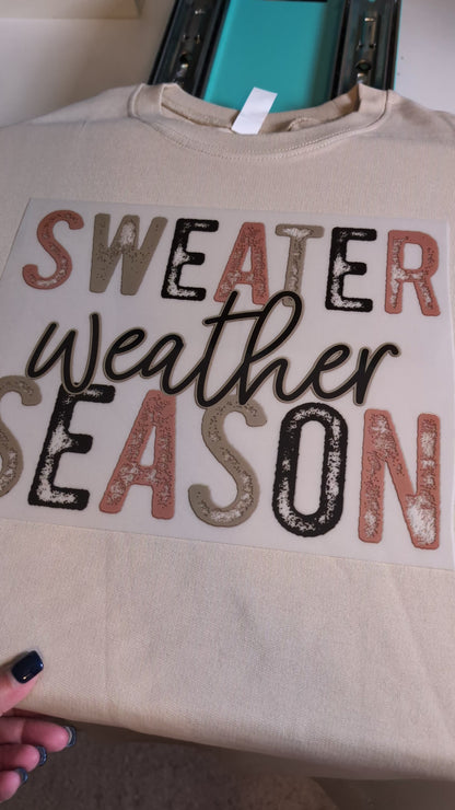 Sweater Weather Season Pullover Sweatshirt