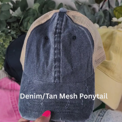 Beach Sequin Hat/Customize your Patches